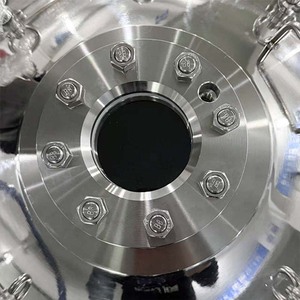 Couvercle de manhole à pression en acier inoxydable Wenxiang DN100-700 avec bride et miroir de visualisation pour canalisation industrielle - Product Image 1
