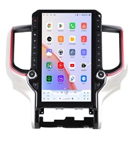 Pantalla táctil de 14.8 pulgadas para estéreo de coche Android con CarPlay, navegación GPS, para el tablero de Dodge Ram Trucks 2019-2023, reproductores MP3/MP4