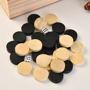 Tablero de ajedrez magnético de madera 3 en 1 de 17,5 pulgadas y 44cm, caja de ajedrez para juego en interiores - Product Image 3