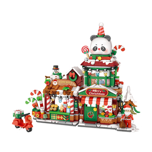 Cho Loz Giáng Sinh Cửa Hàng Mini Xây Dựng Khối Giáo Dục Mô Hình Đồ Chơi Cho Trẻ Em Món Quà Giáng Sinh - Product Image 1