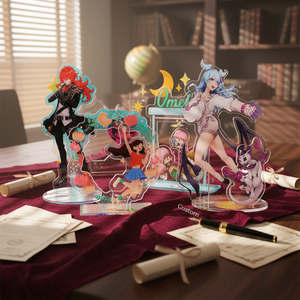 อะคริลิคสองด้านลายโฮโลแกรมรุ้ง ตัวการ์ตูนอนิเมะ ของที่ระลึกเคป๊อปแบบตั้งโชว์ - Product Image 6