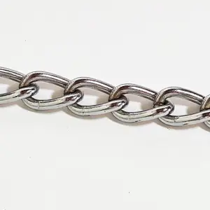NACM1990机器链扭曲金属链不锈钢动物扭曲链