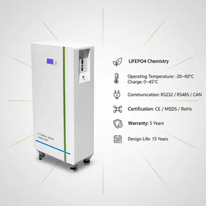 10kWh 51.2V LiFePO4 Stackable Wheeled <b>Battery</b> IP55 Mobile Solar Storage System WiFi APP RS485 CAN Home RV Emergency <b>Backup</b> Power - Product Image 3