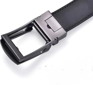 Cinturón de Cuero de Dos Capas con Hebilla Automática Universal <span class=keywords><strong>para</strong></span> <span class=keywords><strong>Hombre</strong></span>, Cinturón de Negocios <span class=keywords><strong>para</strong></span> Pantalones <span class=keywords><strong>Vaqueros</strong></span>, Cinturón de Alta Gama <span class=keywords><strong>para</strong></span> <span class=keywords><strong>Hombre</strong></span> - Product Image 5