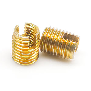 Brass Bronze hợp kim đồng H59 H62 Nickel tin mạ Tự Khai thác dây khóa <span class=keywords><strong>Threaded</strong></span> chèn - Product Image 2