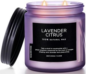 Soy <strong>Candles</strong> for Home Scented 11.6oz Lavender <strong>Citrus</strong> Aromatherapy <strong>Candles</strong> - Product Image 3