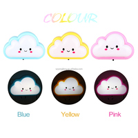 Vente flash Lampe bébé mignonne en forme de nuage Lumière LED de nuit pour enfants Bébé Chambre d'enfant