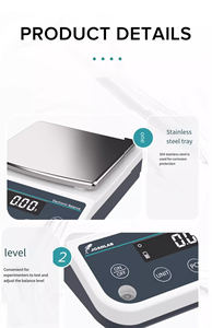 Richmoon 1033 0.001g 10mg 실험실 균형 ABS + 스테인레스 스틸 광동 정밀 디지털 분석 산업 전자 저울 - Product Image 4