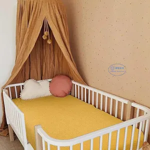 Cotton Muslin Baby Standard Crib Sheets Toddler Bedding Set