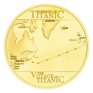 Moneda Conmemorativa del Incidente del RMS Titanic, Moneda Coleccionable Bañada en Oro, Moneda de Arte de la Colección Titanic - Product Image 4