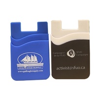 Dameron proms — portefeuille pour téléphone portable, porte-cartes adhésif, en Silicone, pour téléphone portable, poche pour téléphone
