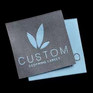 Étiquettes tissées personnalisées pour vêtements, étiquettes damassées privées haute densité - Product Image 5