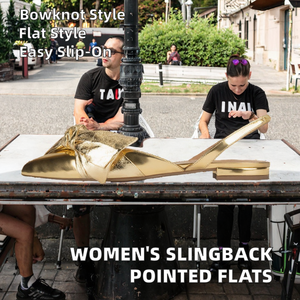 Sandalias Planas de PU con Tira Trasera y Punta Descubierta para Mujer, Otoño/Primavera/Verano - Product Image 2