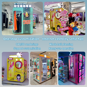 Cabina Fotografica Digitale Selfie Station Compatibile con Smartphone, Stampa <span class=keywords><strong>Foto</strong></span> dal Chiosco - Product Image 5