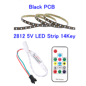 Bande lumineuse Flexible à 60Led <span class=keywords><strong>WS2812b</strong></span>, lumière colorée, <span class=keywords><strong>ruban</strong></span> d'éclairage, DC5V 5050 SMD, individuelle adressable, 60 diodes/m - Product Image 3
