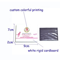 2 buah tutup dan dasar kertas kardus hadiah ulang tahun pemegang kartu kotak kemasan kertas