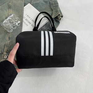 Tas tangan wanita mewah mode baru 2026 dompet kapasitas besar gaya Jepang dengan penutup ritsleting dekorasi huruf dan rantai tunggal - Product Image 5
