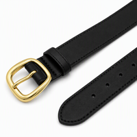 Boucles de ceinture pour hommes d'affaires, logo gravé sur mesure, alliage de zinc, métal résistant à la rouille, anti-rayures, pour ceinture en cuir
