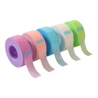 Bande adhésive en silicone de qualité médicale micro-moussée pour extensions de cils, outils pour yeux sensibles, microporeuse 2,5 cm, outil de beauté doux et indolore