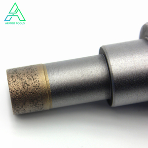 Quảng cáo quảng cáo 5811 lõi khoan <span class=keywords><strong>bit</strong></span> Emery/đồng/45 # Thép Oxit Đen kết thúc 75/95mm chiều dài 3-50mm đường kính G1/2 chủ đề cho khoan thủy tinh - Product Image 5