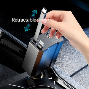 Caricabatterie da auto a ricarica rapida 4 in <span class=keywords><strong>1</strong></span> con adattatore USB tipo C adattatore professionale per accendisigari per auto - Product Image 5