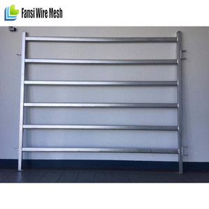 ヘビーデューティ2.1m x 1.8m亜鉛メッキ鋼馬溶接ポータブル環境に優しいファームフェンス牛パネル - Product Image 3