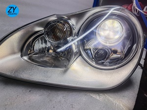 Pour PORSCHE <span class=keywords><strong>Cayenne</strong></span>, l'ensemble de phares est compatible avec la lentille de matrice xénon Fisheye 2003-2006 pour phare d'origine - Product Image 4