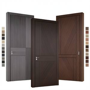 Portes intérieures en bois modernes Foshan BASEN USA pour maisons en chêne, portes intérieures en bois pour chambres à coucher - Product Image 2