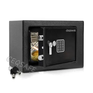 CEQSAFE High Quality Home Room Metal Code Security Digital Deposit Small Safe Box