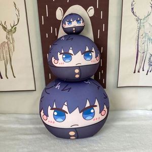 Porte-clés en peluche personnalisé en gros, motif Avatar Anime, en coton PP doux et alliage, porte-clés en peluche courte, modèle Omanjuu Manjuu - Product Image 6