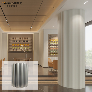 Panel de Pared de PVC con Rejilla Giratoria, Diseño Moderno, Impermeable, para Uso Doméstico, Decoración de Pilar Interior, Fácil Instalación, Precio de Fábrica - Product Image 4