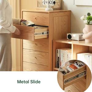 Chevet en bois massif avec <span class=keywords><strong>5</strong></span> <span class=keywords><strong>tiroirs</strong></span>, <span class=keywords><strong>commode</strong></span> pour chambre à coucher, organisateur de rangement en bois massif, <span class=keywords><strong>commode</strong></span> <span class=keywords><strong>scandinave</strong></span> pour couloir, placard - Product Image 6