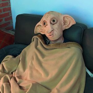 Máscara de Látex Dobby SINSEN, Disfraz de Cabeza Completa, Accesorio para Fiesta de Halloween - Product Image 6