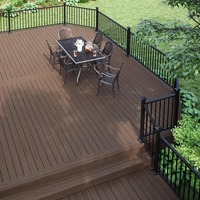 Revêtement de terrasse WPC moderne, imperméable et emboîtable, garantie 5 ans, pour usage extérieur, hôpital, chambre, patio, salle de sport, salon, parc, salle de bain
