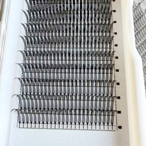 Nouvel Arrivage Extensions de Cils Ultra Fines 0.07 Anime en Matériau PBT Doux pour Courbure D Volume Complet Effet Comic 7mm - Product Image 5