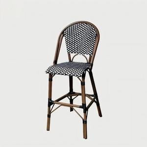 Nordic Rope Rattan aluminum Waterproof Dinning <b>Chair</b> Patio Restaurant Aluminium Stackable Outdoor bar <b>Chair</b> for Garden hotel - Product Image 3