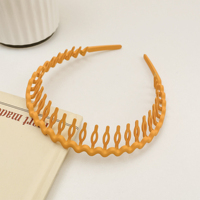 Bando sisir matte, bando plastik wanita gadis untuk mencuci wajah dan makeup