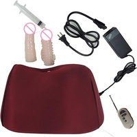 Automatische Sex Machine Gun mit 2 Dildo und Fernbedienung, Shock Erotic Masturbation Sex Möbel Kissen für Frauen Lesben