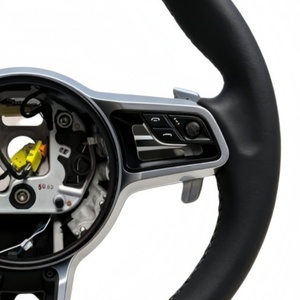 Volant de course en cuir personnalisé en promotion pour Porsche Cayman Macan 911 970 986 991 991.1 992 993 <span class=keywords><strong>996</strong></span> 997 997.2 <span class=keywords><strong>Gt3</strong></span> 356 - Product Image 4