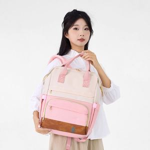 Sac à dos de maternité de bonne qualité, mochila portable grande capacité, sacs à couches pour bébé avec logo personnalisé USB - Product Image 5