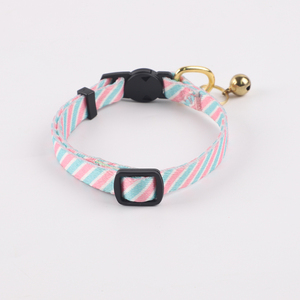 Kalung Kucing Nylon Desain Khusus Premium yang Dapat Disesuaikan dengan Lonceng Pengaman Reflektif, Pola Kartun Mewah Elegan, Modis dan Bergaya - Product Image 6