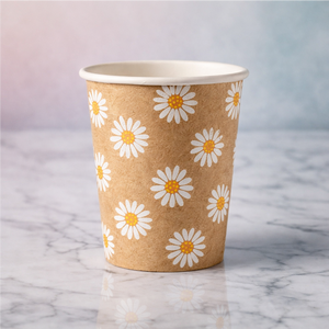 แก้วกาแฟกระดาษคราฟท์แบบกำหนดเอง แก้วแบบใช้ครั้งเดียวสำหรับเครื่องดื่มร้อน พร้อมโลโก้ รีไซเคิลได้ ขนาด 8oz 12oz 16oz แก้วกาแฟร้อน - Product Image 4