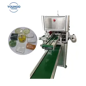 automatic soap stretch film packing wrapping machine round soap packed equipment price