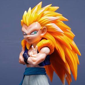 Tamaño <span class=keywords><strong>pequeño</strong></span> 2 estilos dragón Super Saiyan 3 <span class=keywords><strong>Gotenks</strong></span> Anime colección de figuras de acción modelo juguete regalos 15 ~ 17cm - Product Image 4
