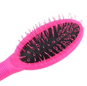100% Extensions de cheveux humains et synthétiques noir rose boucle brosse outils de salon emmêlés pour perruques - Product Image 2