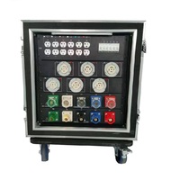 Sortie Twistlock 30 Amp Rack de distribution d'énergie triphasé Boîtiers de distribution d'alimentation audio DJ de scène