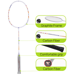 YODIMAN Fabricants sur mesure <span class=keywords><strong>Raquette</strong></span> de <span class=keywords><strong>badminton</strong></span> professionnelle adulte en fibre de carbone graphite multicolore Haute qualité Légère Haute performance - Product Image 3