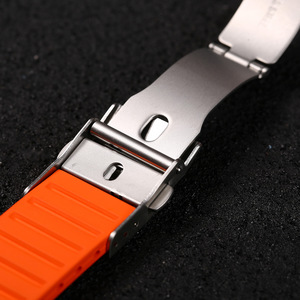 Bracelet de remplacement en caoutchouc fluoré pour <span class=keywords><strong>montre</strong></span> étanche Blue Needle <span class=keywords><strong>Eco</strong></span>-<span class=keywords><strong>Drive</strong></span> 20/22/24mm pour hommes - Product Image 3