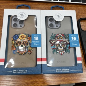 פולו גולגולת רקום פו עור shockproof כיסוי מלא עבור iphone 16 pro max - Product Image 6