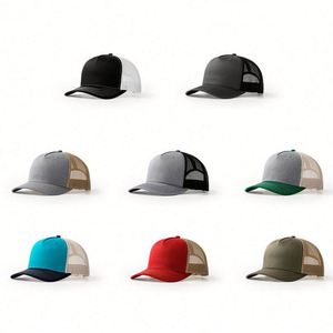 Embroidery Logo Snapback Trucker Hat <b>Blank</b> High Quality Baseball <b>Cap</b> Wholesale Custom 5 Panels <b>Cap</b> Trucker Custom - Product Image 1